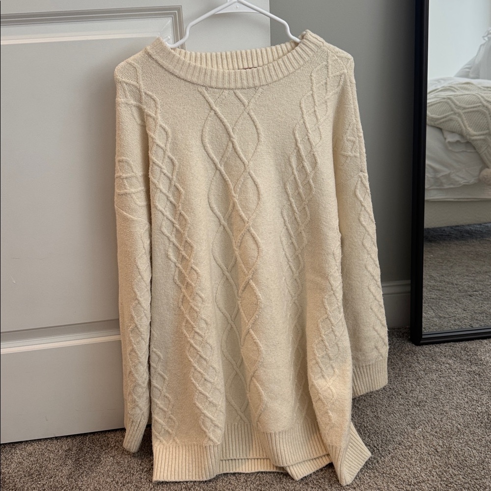 Show Me Your MuMu Ivory Knit Sweater